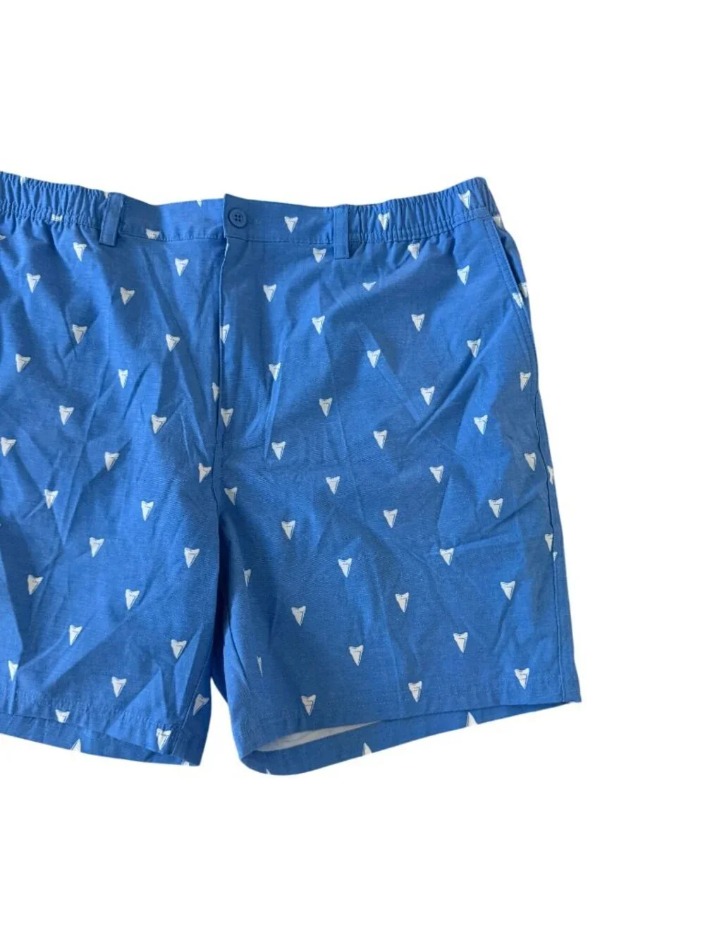 TACKLE & TIDE Men’s Blue Sharktooth Swim Shorts Size XXL